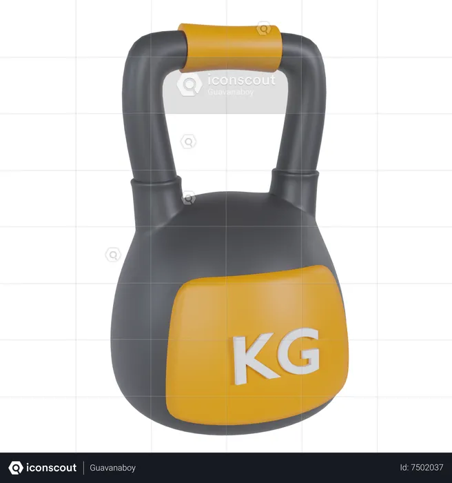 Kettlebell  3D Icon