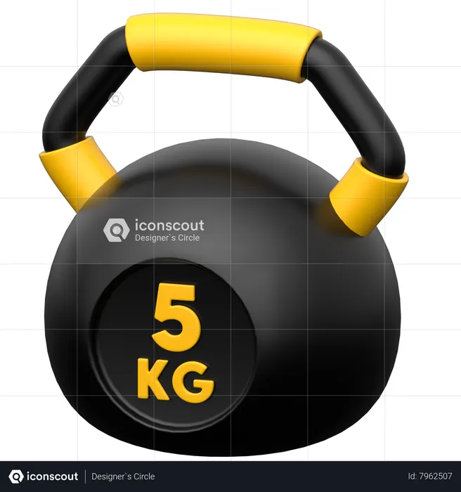 Kettlebell  3D Icon