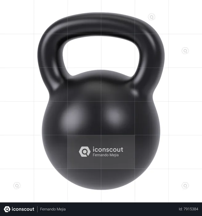 Kettlebell  3D Icon