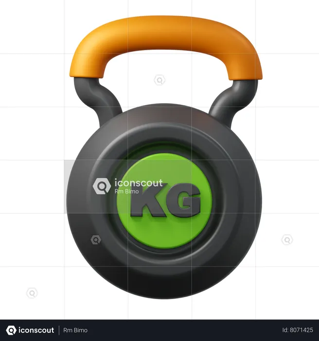 Kettlebell  3D Icon