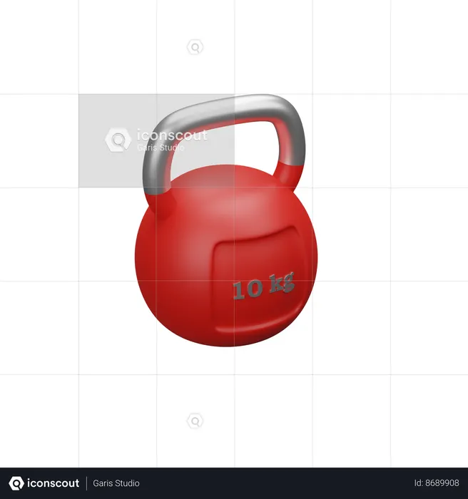Kettlebells  3D Icon