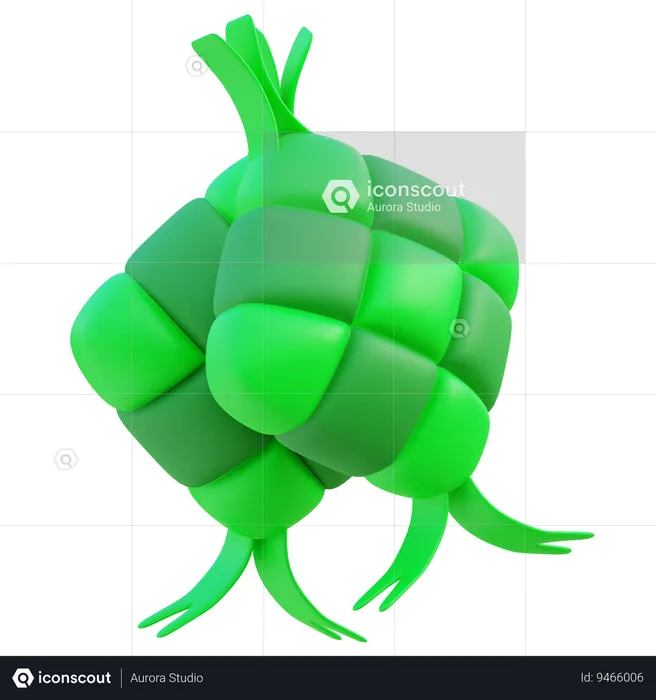 Ketupat  3D Icon