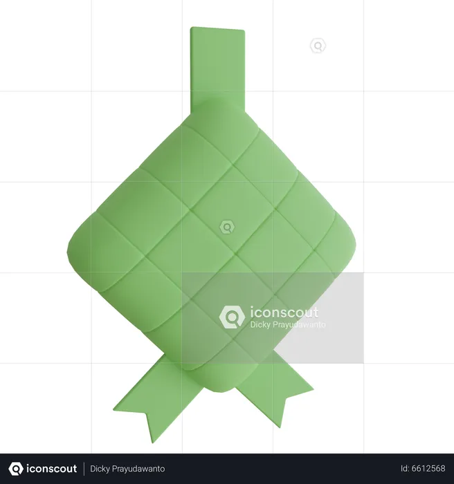 Ketupat  3D Icon