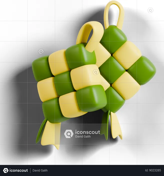 Ketupats  3D Icon