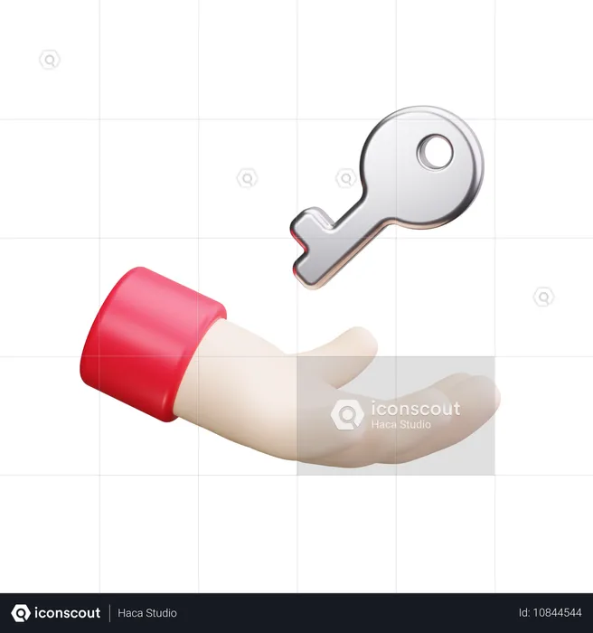 Key  3D Icon