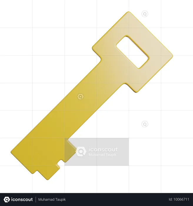 Key  3D Icon