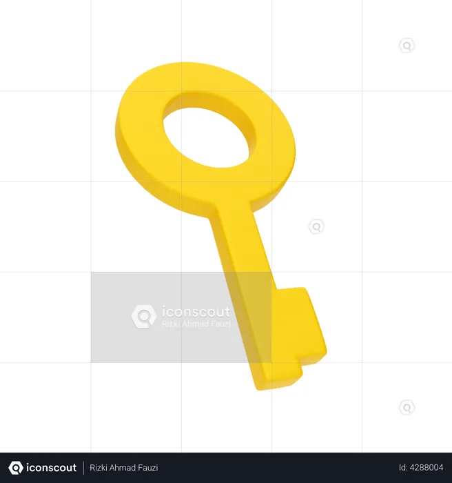 Key  3D Illustration