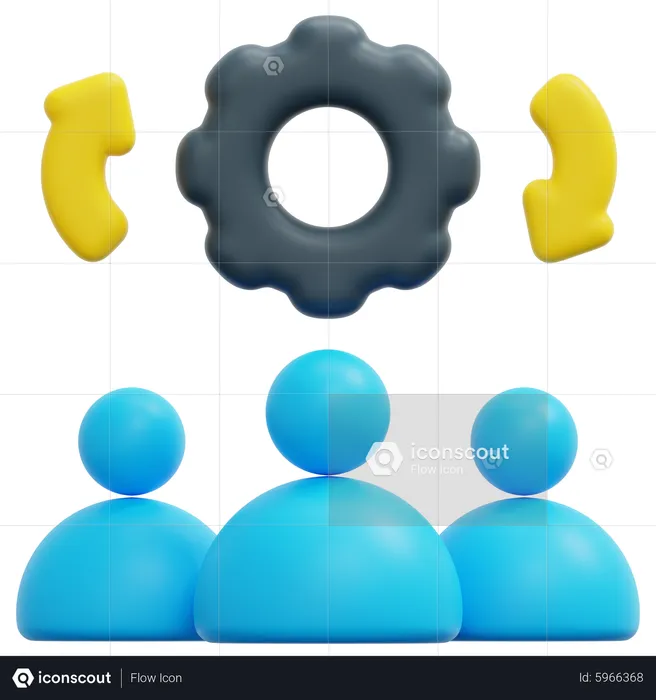 Key Resource  3D Icon