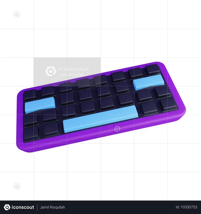 Keyboard  3D Icon