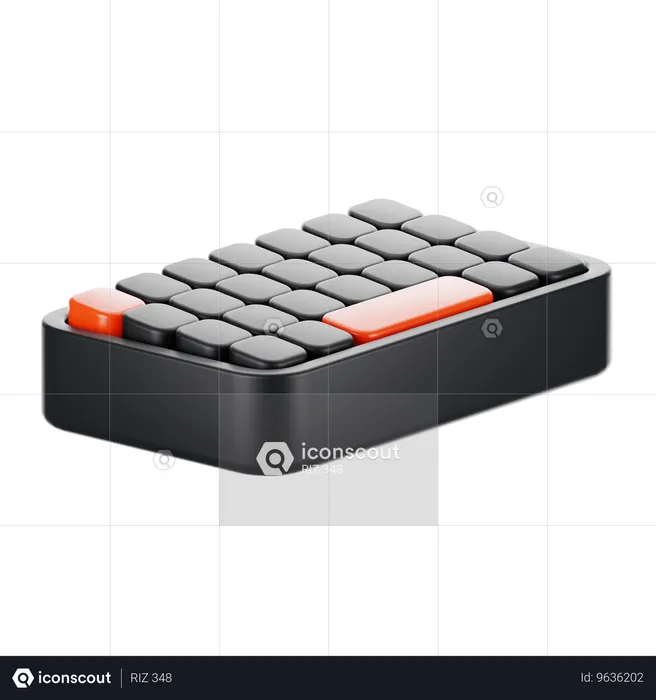 Keyboard  3D Icon