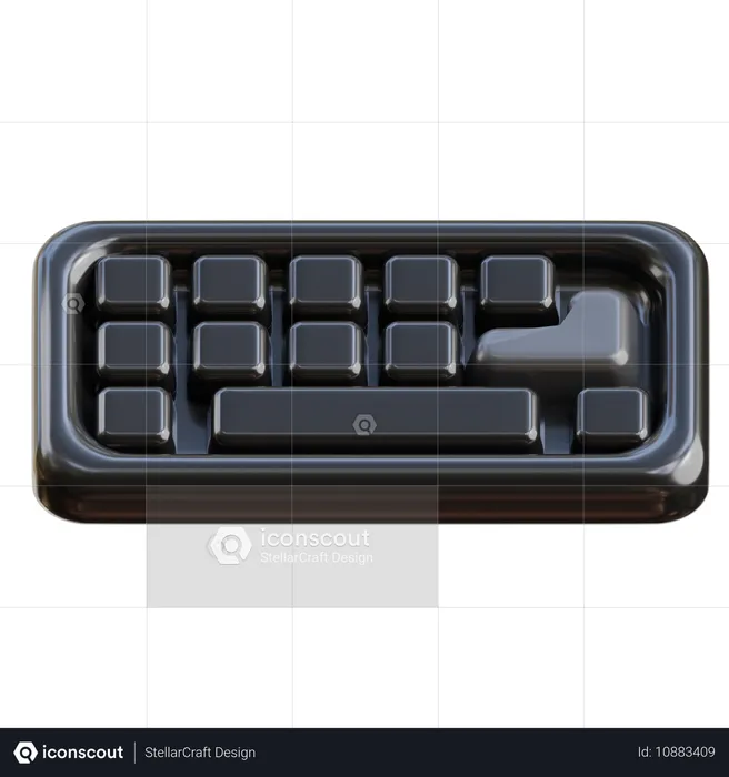 Keyboard  3D Icon