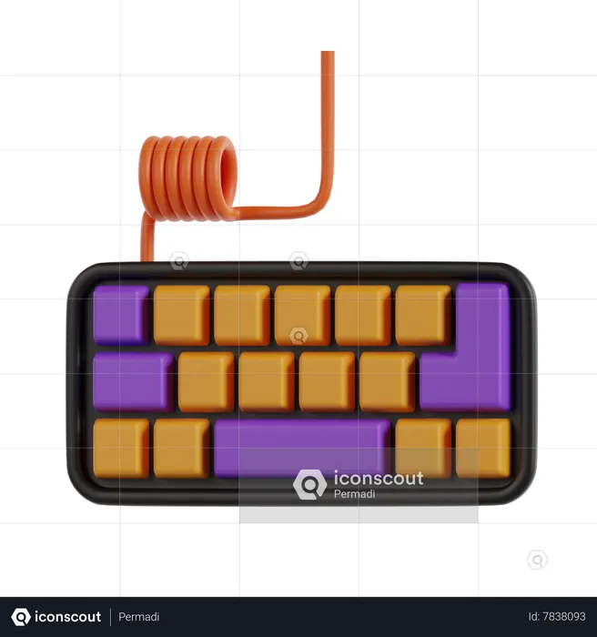 Keyboard  3D Icon