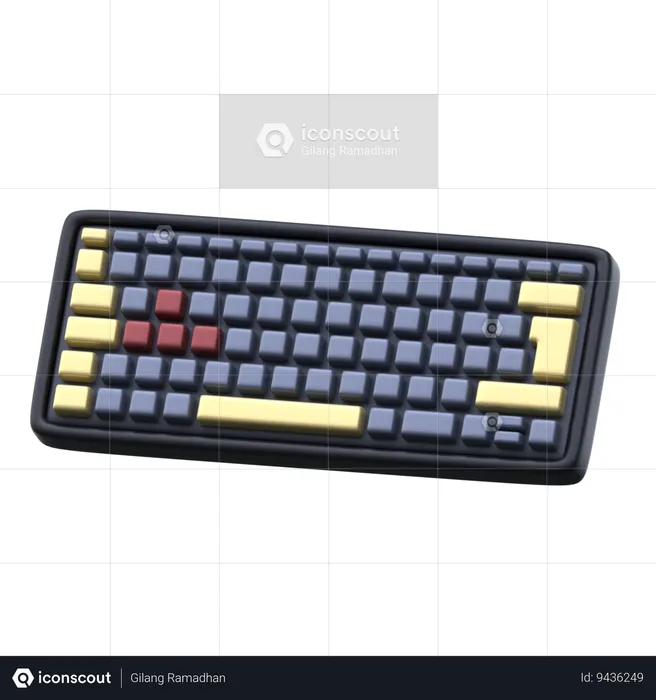 Keyboard  3D Icon