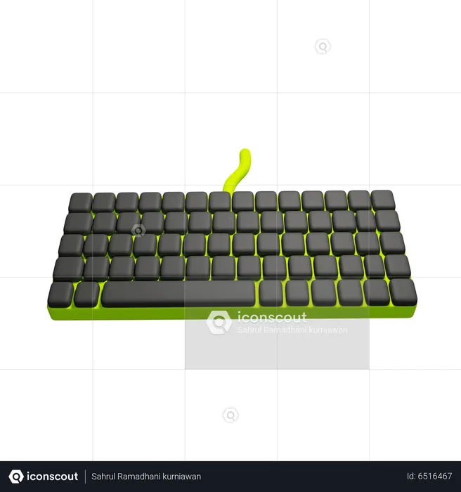 Keyboard  3D Icon