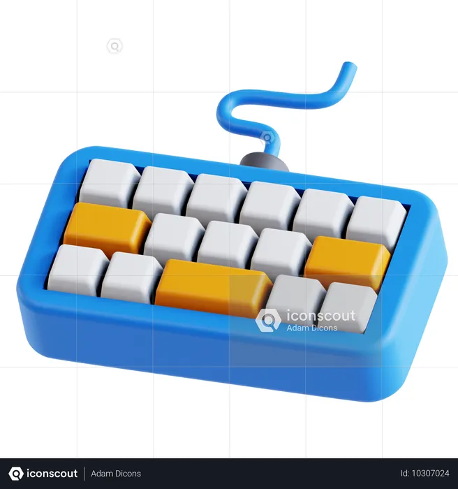 Keyboard  3D Icon