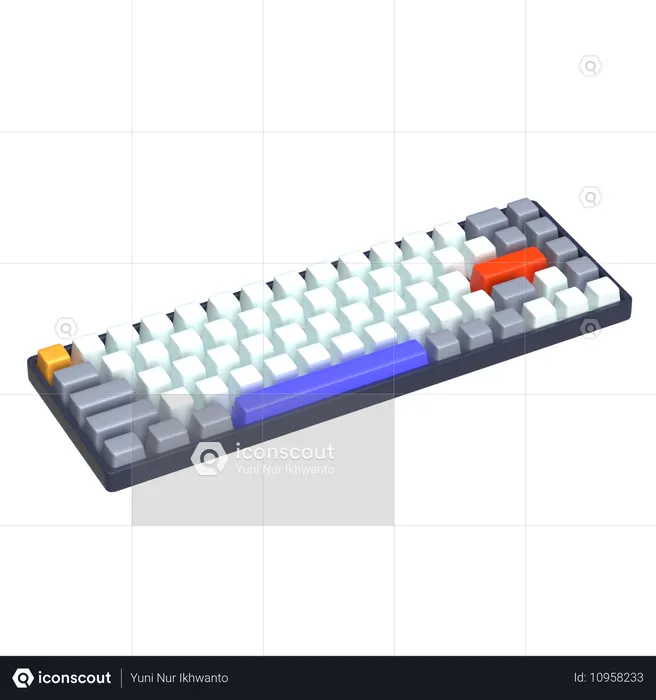 Keyboard  3D Icon