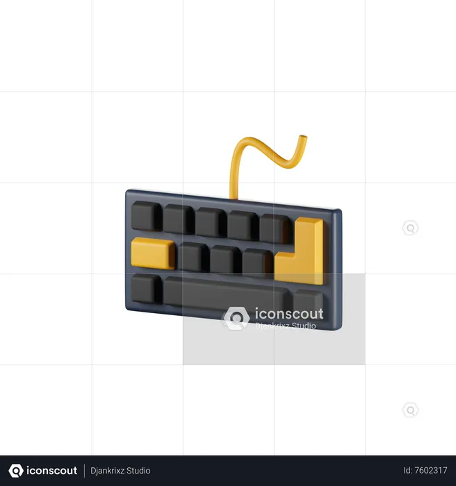 Keyboard  3D Icon