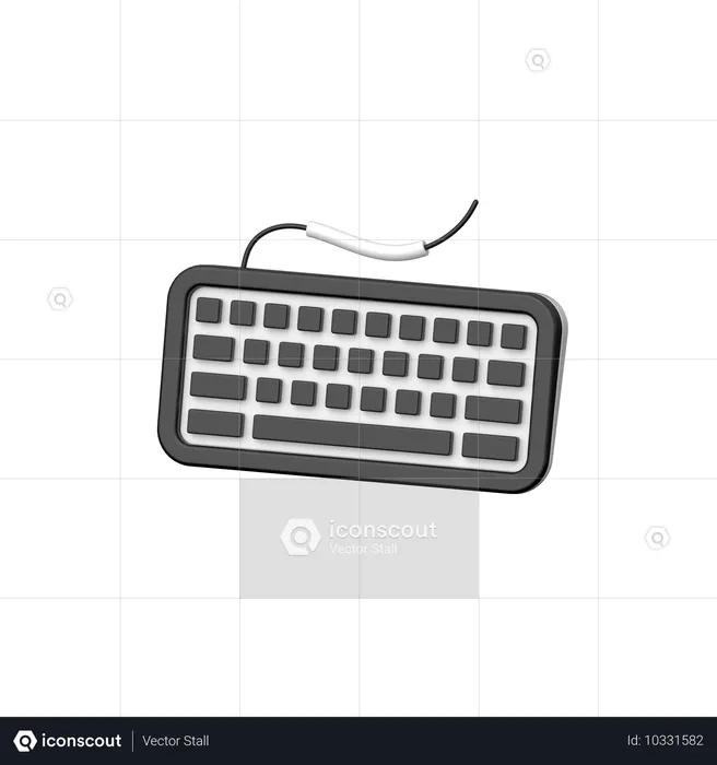 Keyboard  3D Icon