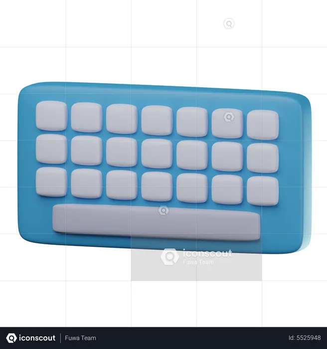 Keyboard Design  3D Icon