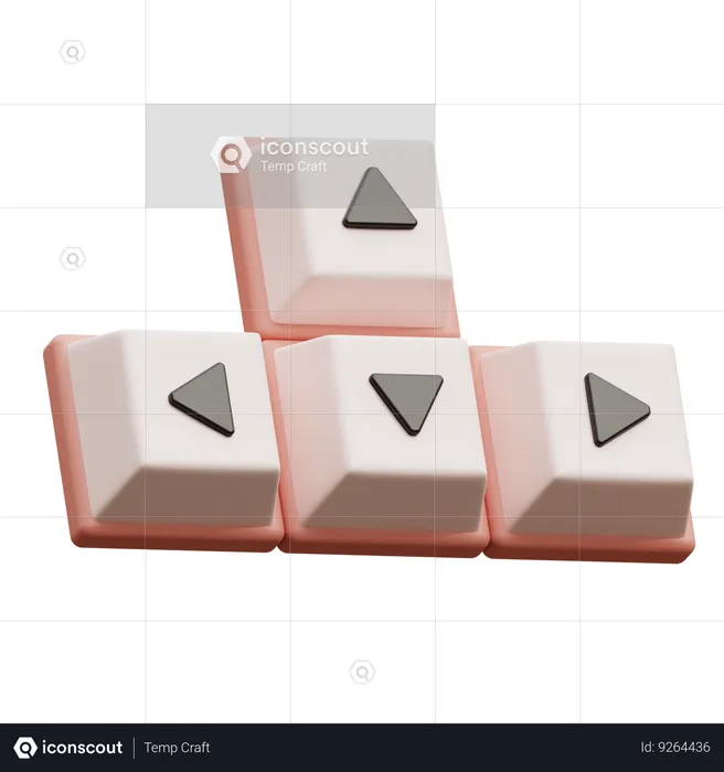 Keyboard Directions  3D Icon