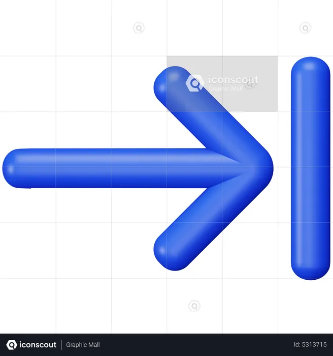 Keyboard Tab  3D Icon