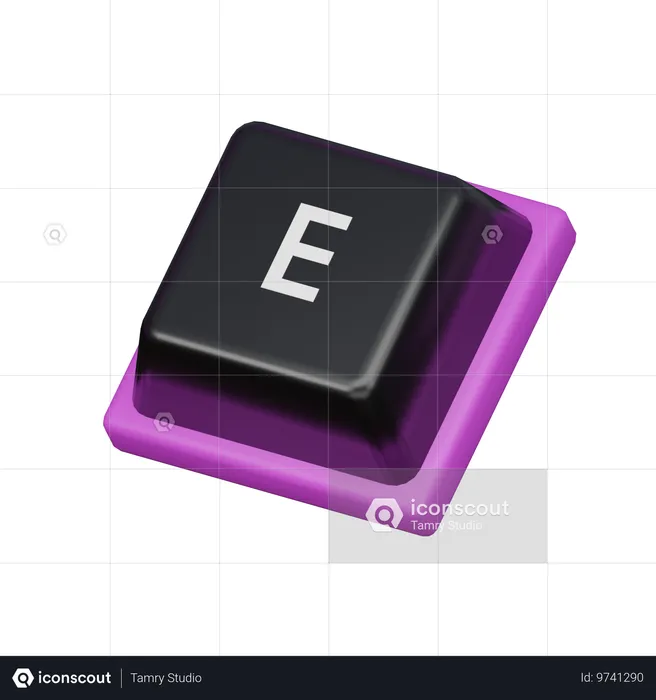 Tecla e  3D Icon