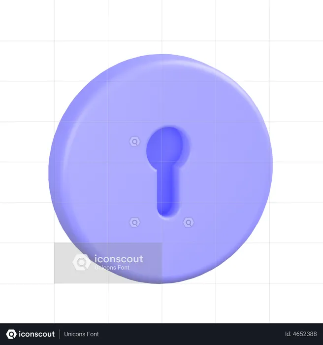 Key Hole  3D Icon