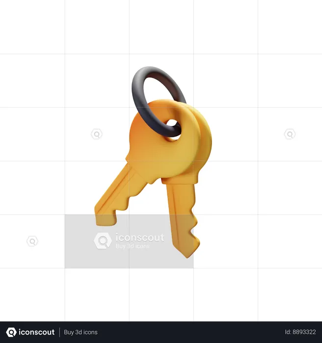 Keys  3D Icon