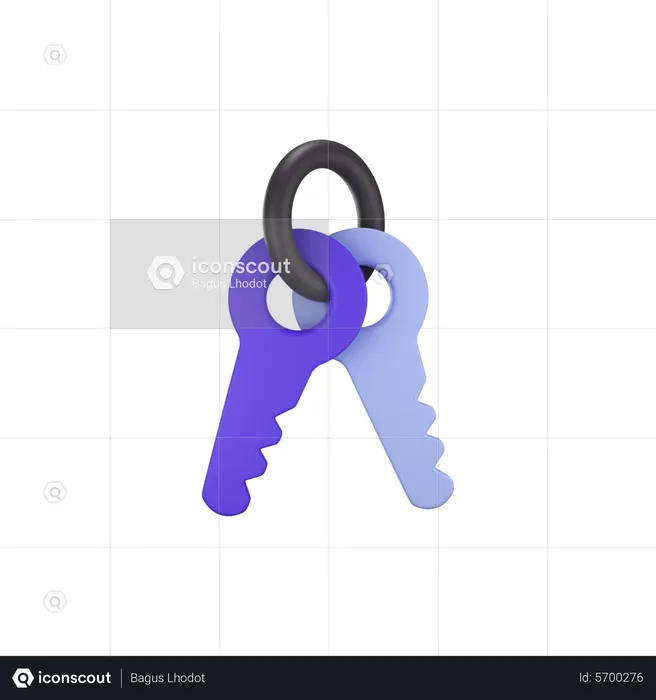 Keys  3D Icon