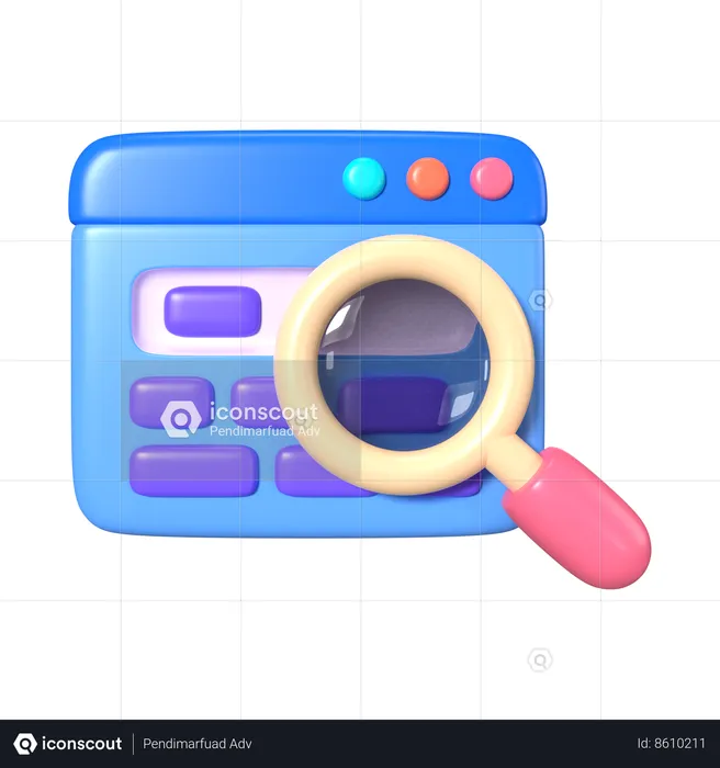 Keyword  3D Icon