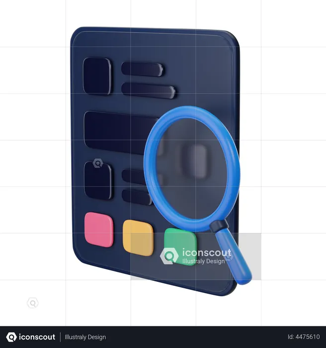 Keyword Research  3D Icon