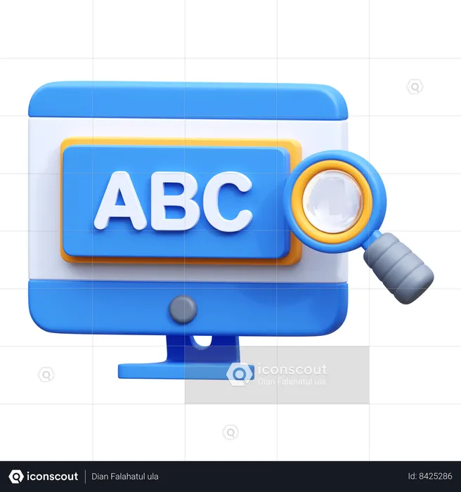 Keyword Search  3D Icon