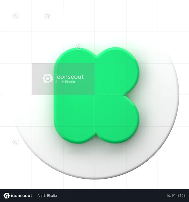 Kickstarter Logo 3D Icon