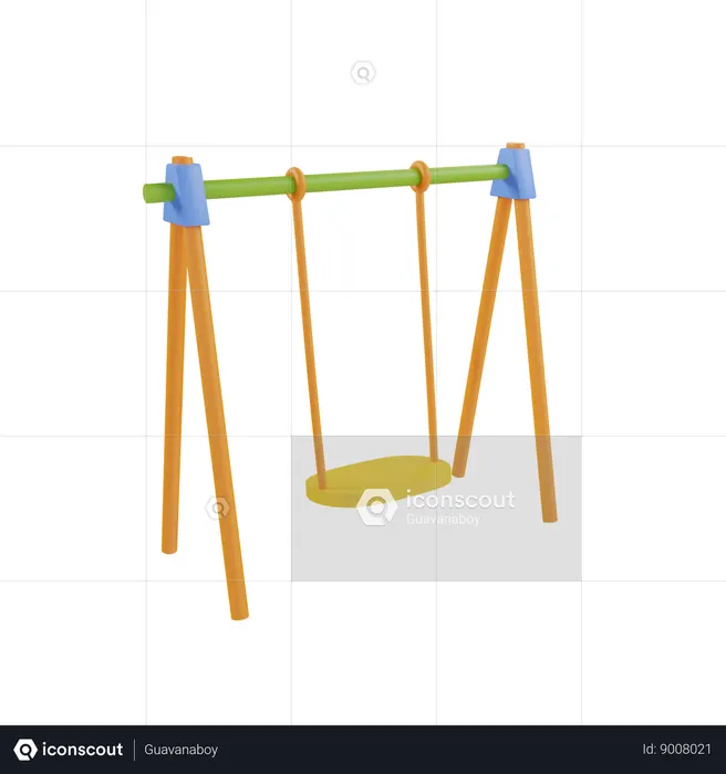 Kids Swing  3D Icon