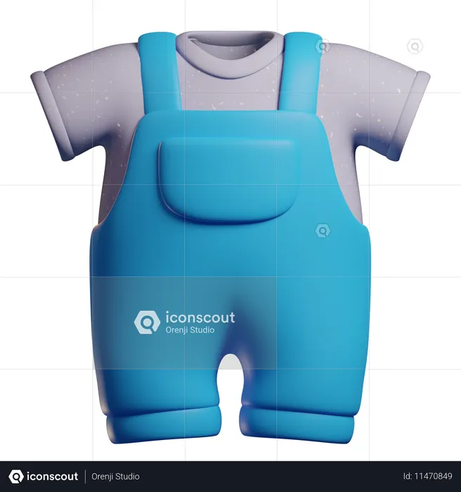 Kids Wear  3D Icon