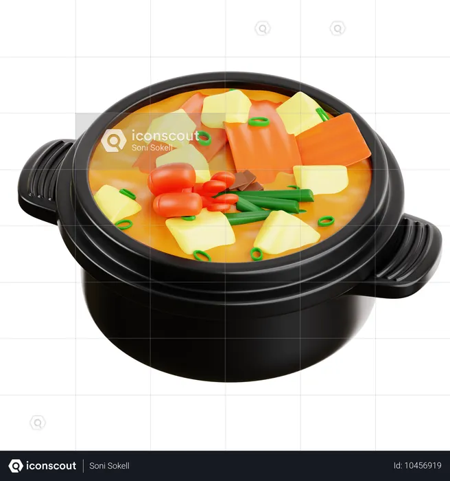 Kimchi jjigae  3D Icon