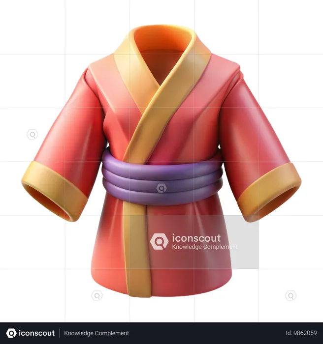 Kimono  3D Icon