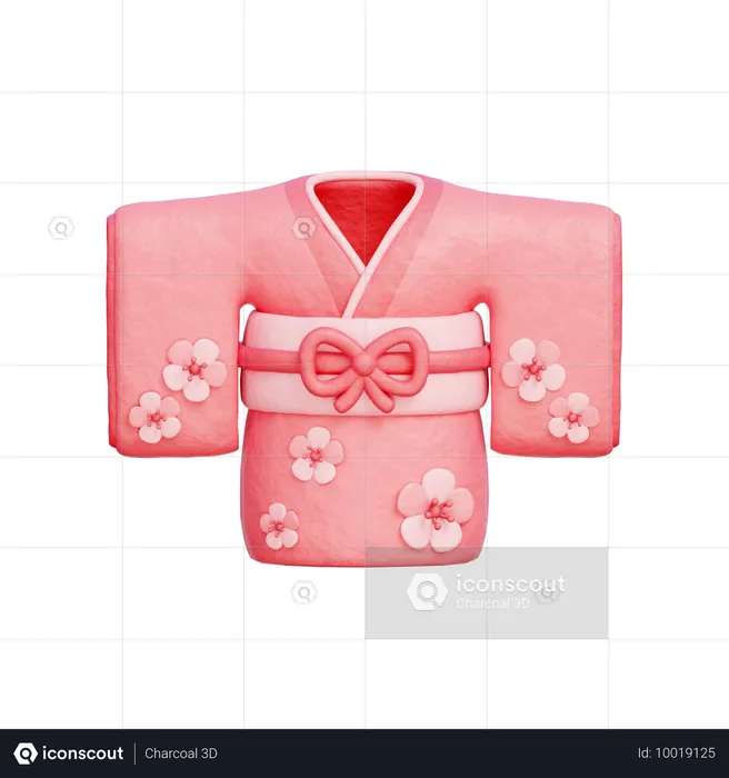 Kimono  3D Icon