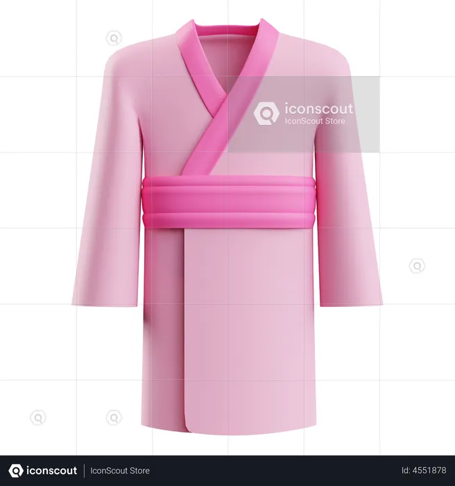 Kimono  3D Icon