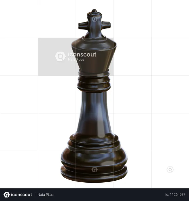王  3D Icon