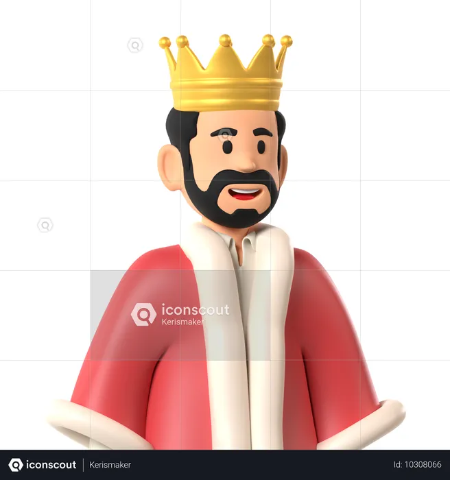 King  3D Icon