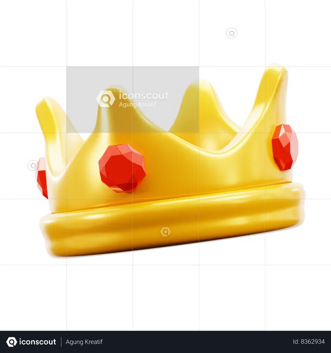 King Crown  3D Icon