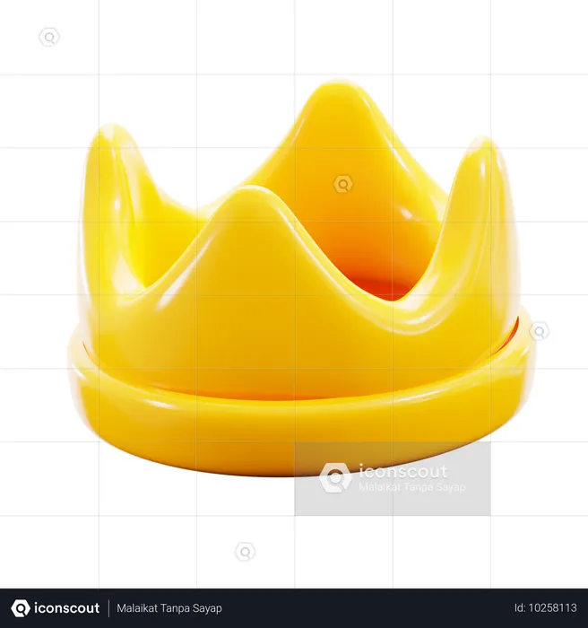 King crown  3D Icon