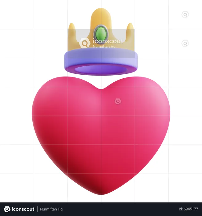 King of Love  3D Icon
