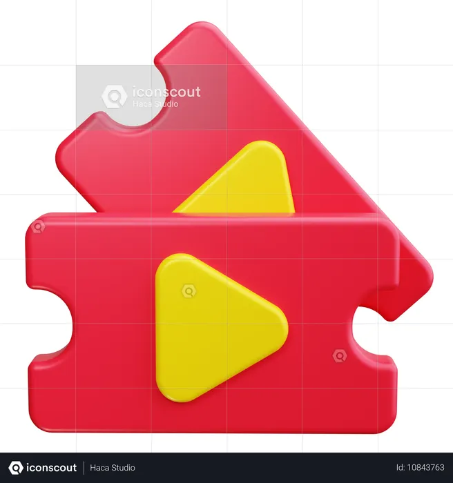 Kinokarte  3D Icon