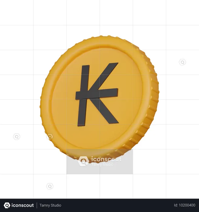 Kips coin  3D Icon