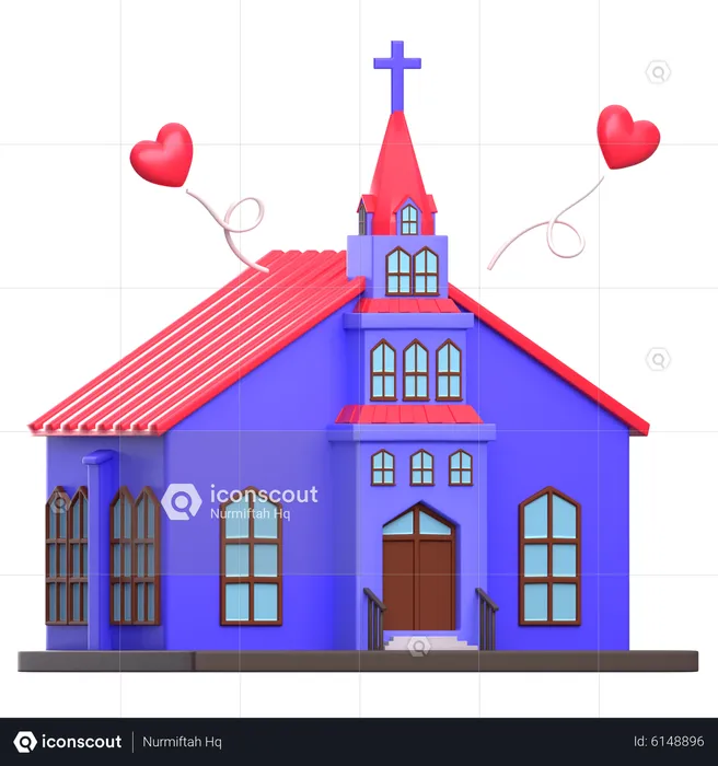 Kirche  3D Icon