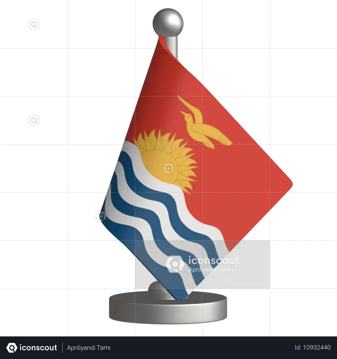 Kiribati  3D Icon