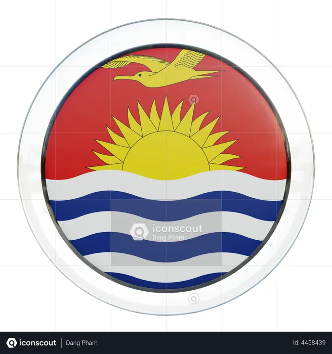 Kiribati Flag Flag 3D Flag