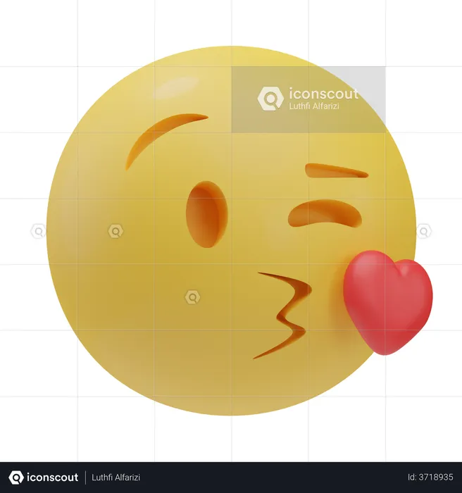 Kiss Emoji 3D Emoji